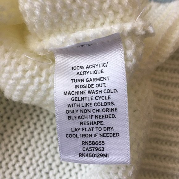 Abound Women's Ivory Long-Sleeve Sweater Size XS NEW - Picture 5 of 7